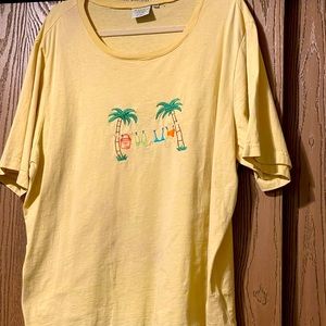 Johnny WAS vtg ‘89 T-shirt embroidered 100% cotton unisex roomy